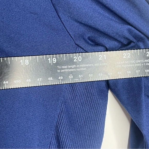 Muk Luks Cardigan Sweater Women's Medium Navy Blue knit Open long sleeve mukluks - Picture 7 of 7